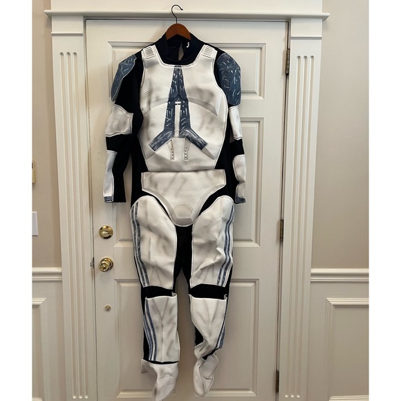 Halloween Costume Star Wars Storm Trooper jumpsuit - Picture 1 of 8